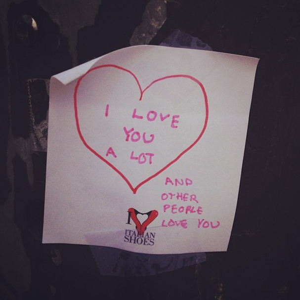 Photo Of The Day: Love Note