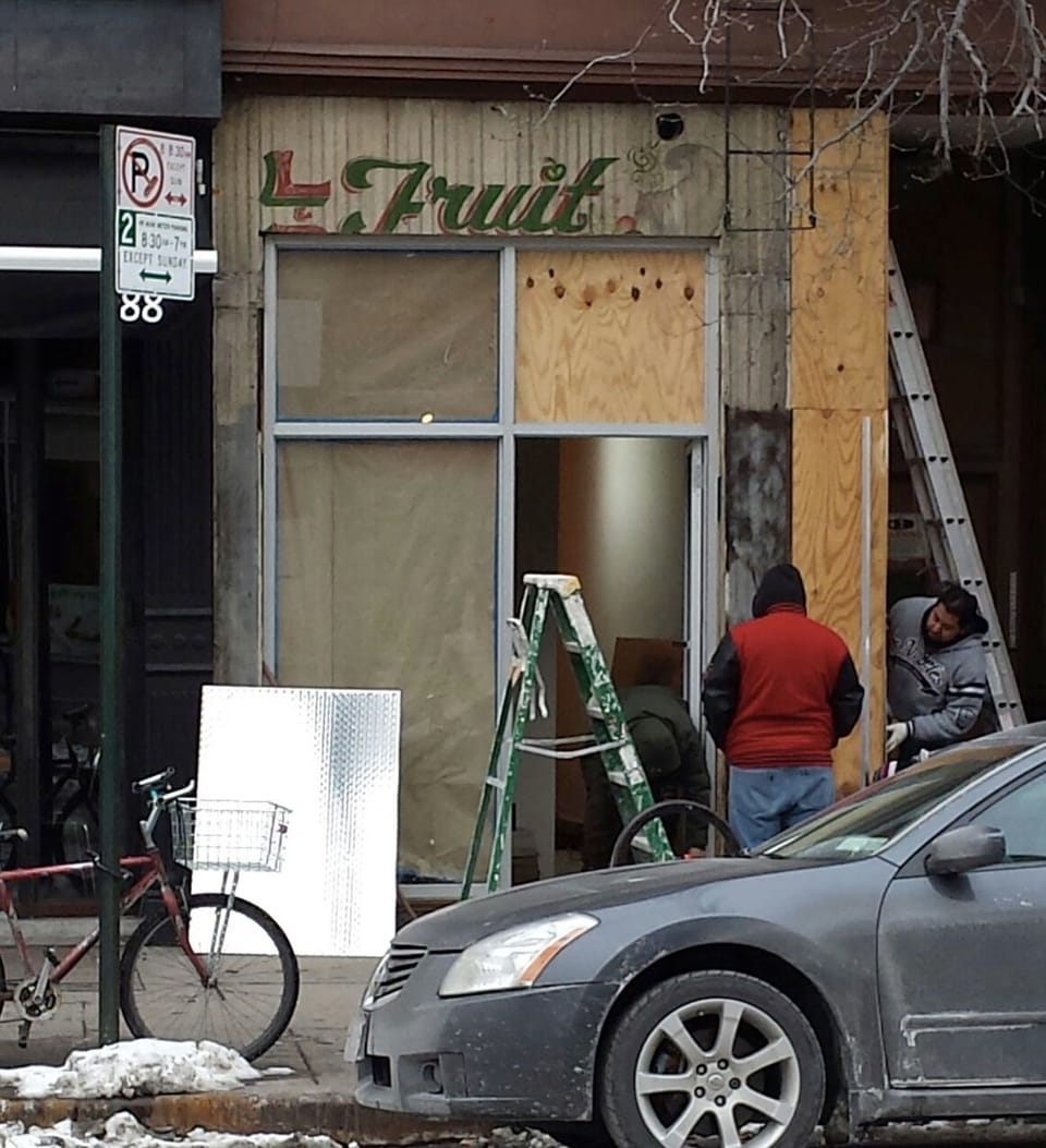 Old Grocery Sign Revealed At 86 5th Avenue