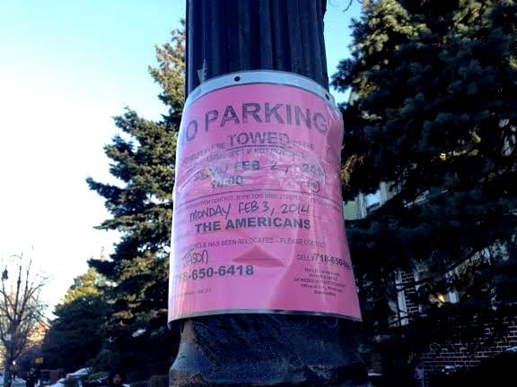 The Americans Films Over Several Beverley & Westminster Blocks On Monday