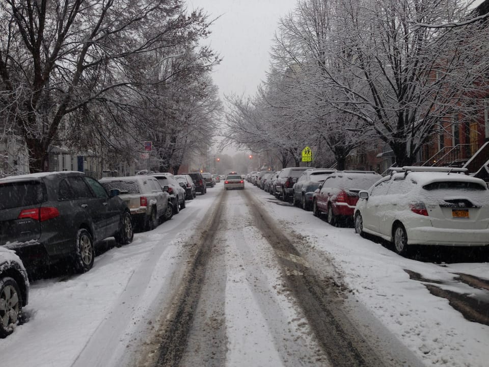 Oh, Look…Snow. Alternate Side Parking Suspended Monday