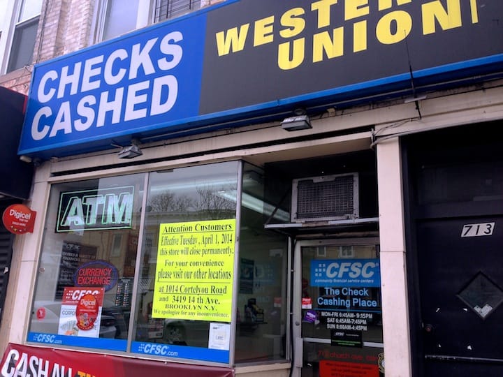 Church Avenue’s The Check Cashing Place To Close April 1