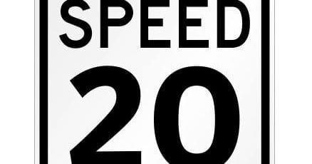 Street Safety Activists Install ’20 Is Plenty’ Signs Around The City