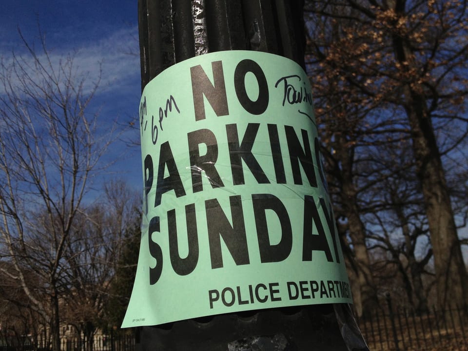 Watch Out For No Parking Signs Along Sunday’s Parade Route