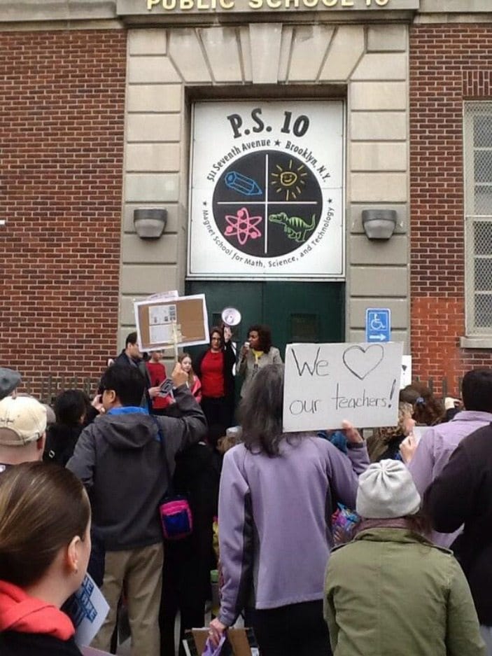 PS 10 Joins Schools Across The City In Common Core Protest