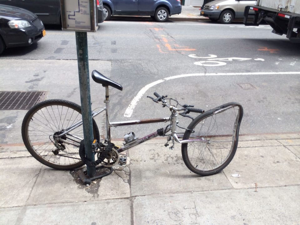 Did Your Bike Get Damaged On 5th Avenue On Saturday?