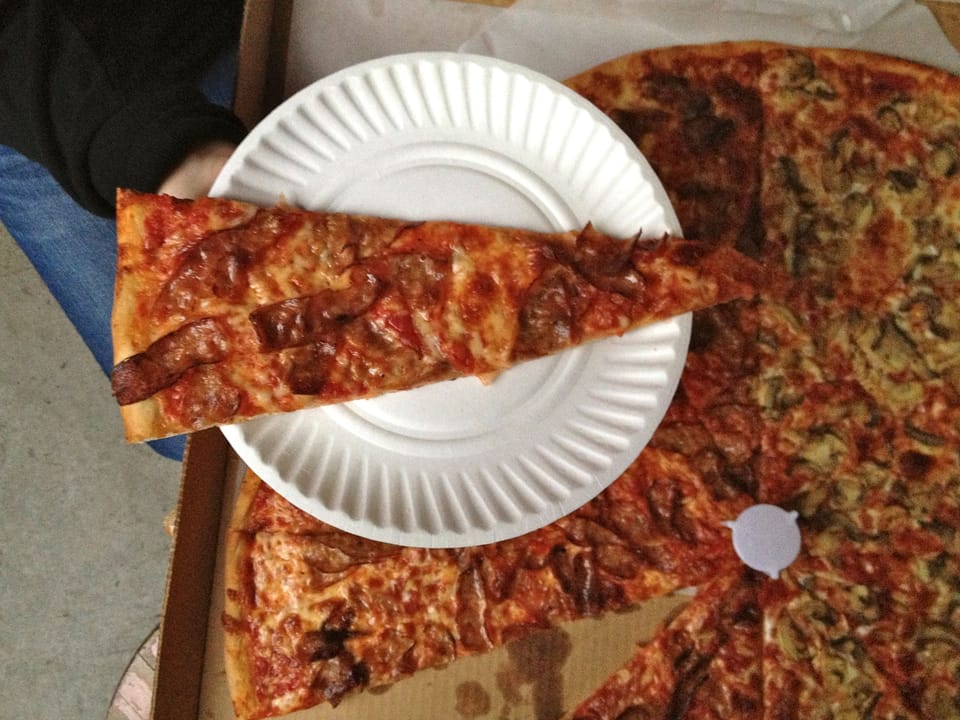 Where To Get The BIGGEST Pizza In Park Slope