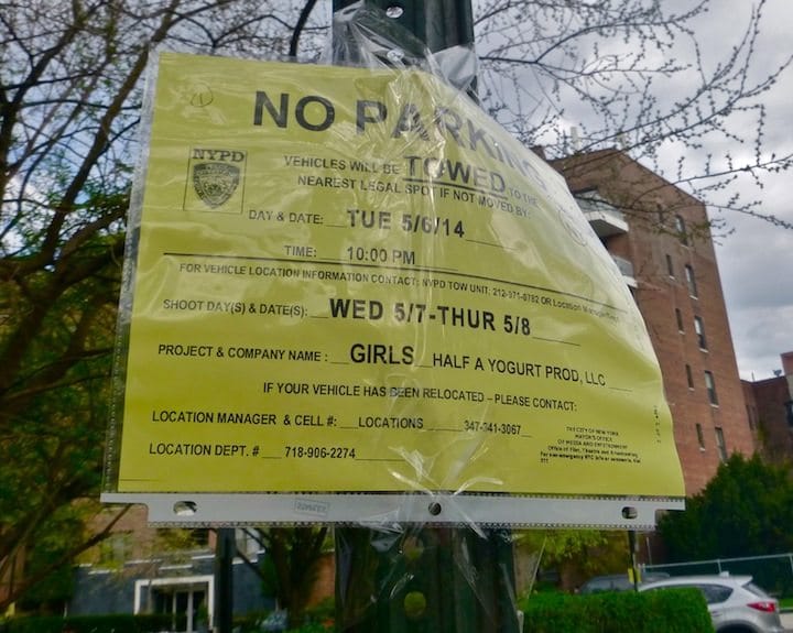 GIRLS To Film Between Cortelyou & Ditmas This Week