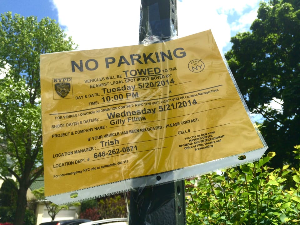 Move Your Car Tomorrow For Two Productions Filming On Wednesday