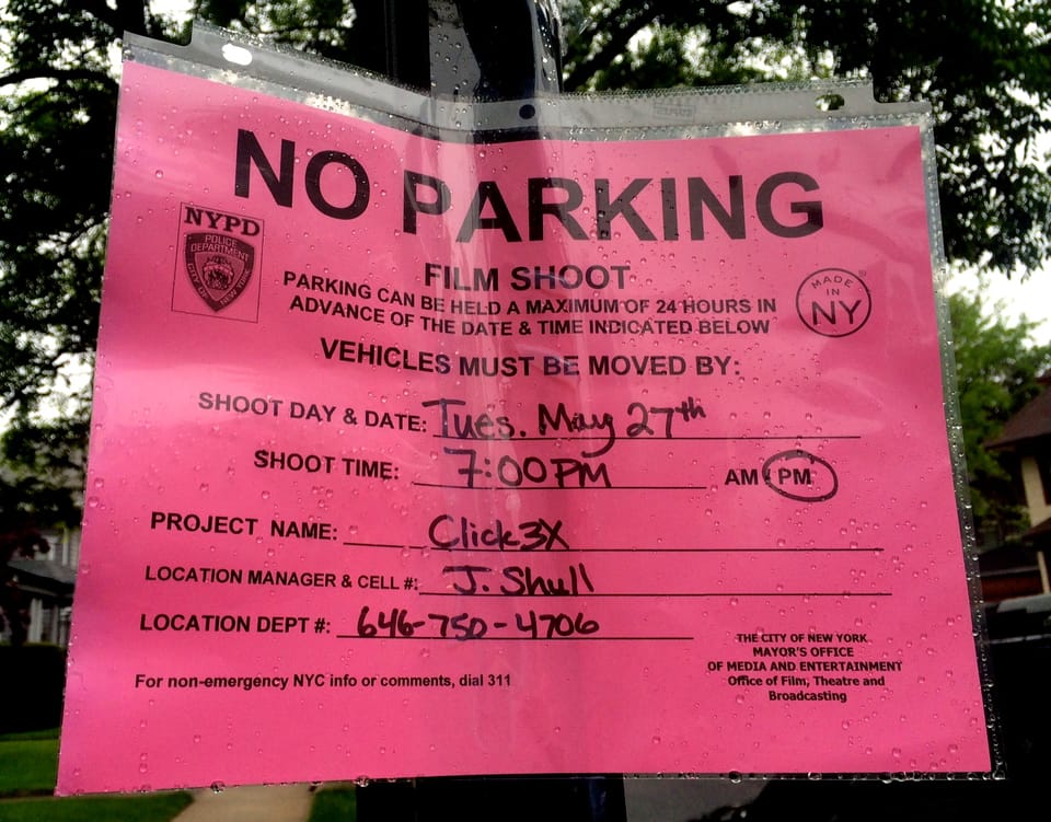 Filming Next Week On E 18th Street