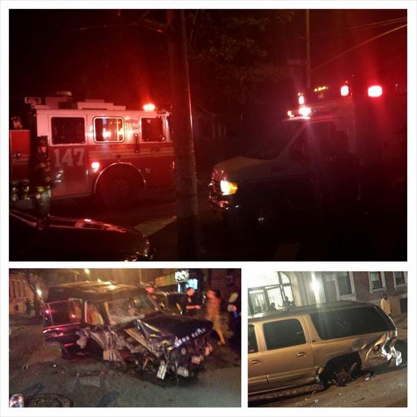 Major Crash At Foster And Rugby Last Night