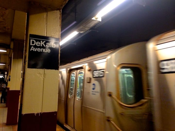 Train Taken Out Of Service At DeKalb Subway Station For Bed Bugs