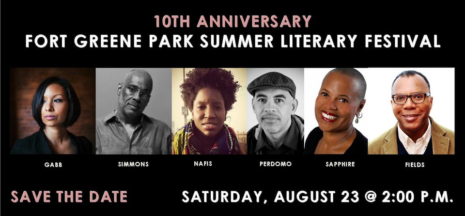 Summer Literary Festival Lands In Fort Greene Park On August 23