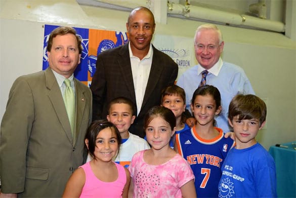 Knicks Legend John Starks Joins Senator Golden And P.S. 112 To Promote Summer Reading