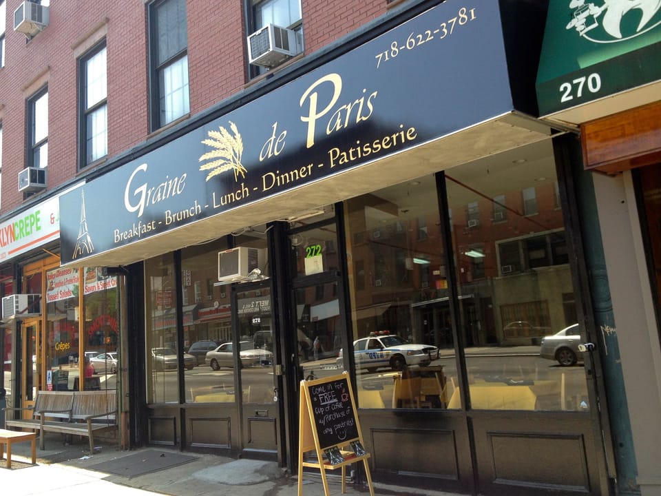 Former Graine De Paris Space Up For Rent On Flatbush Avenue