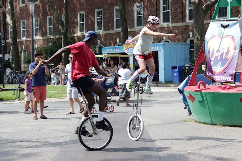 Catch The NYC Unicycle Festival On Ocean Parkway Around 5 Tonight