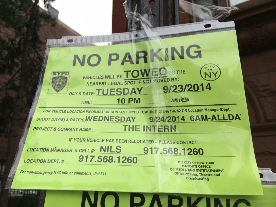 “The Intern” Filming Some More In The Area