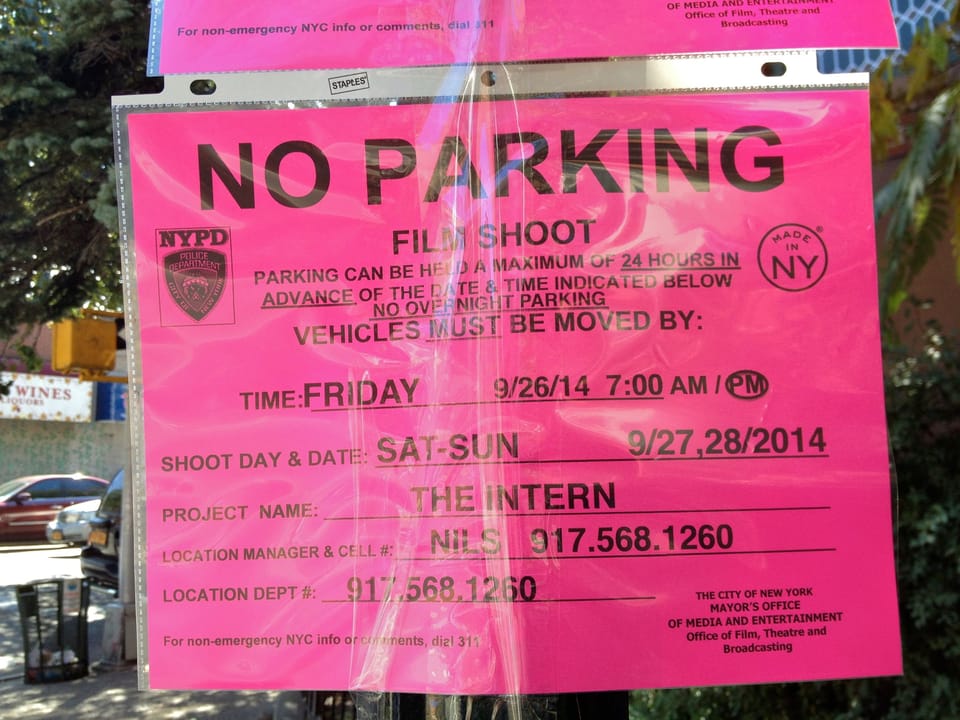 “The Intern” Never Stops Filming In Park Slope, Coming To More Blocks This Weekend