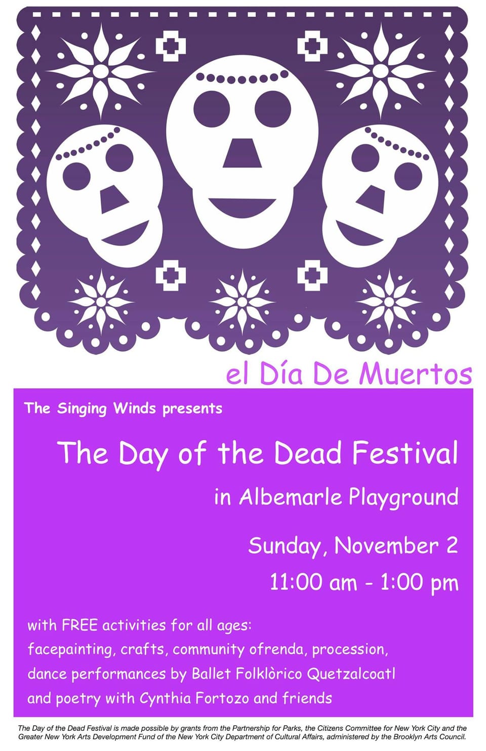 Free Day Of The Day Festival At Albemarle Playground This Sunday