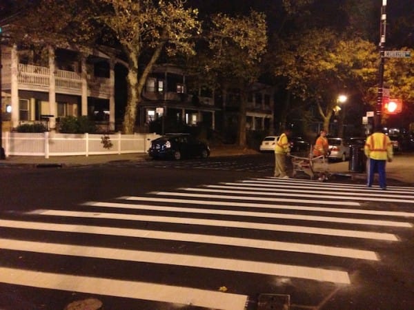 Clear Crosswalk Replaced At Cortelyou & Argyle Roads