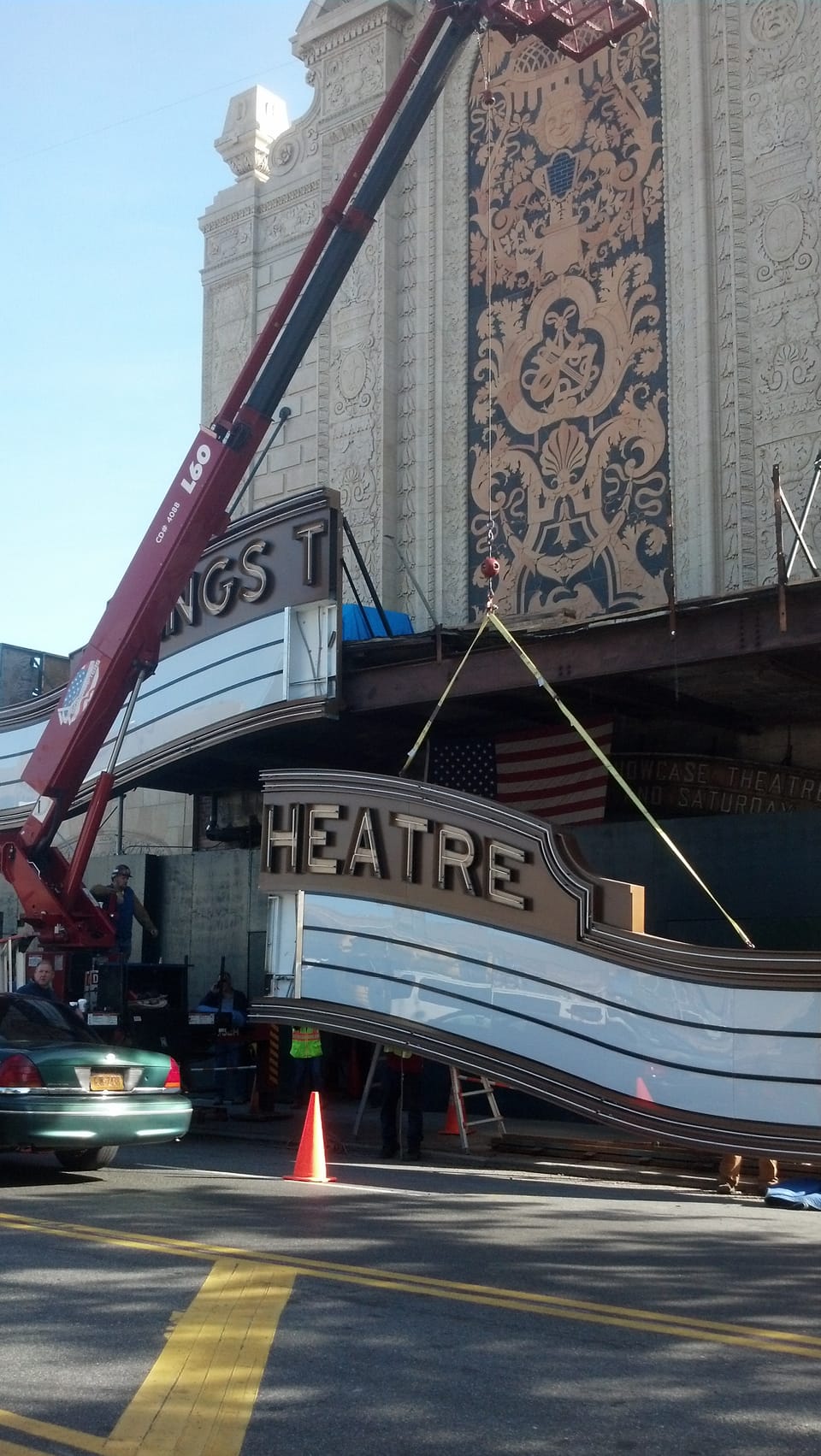 Kings Theatre Marquee Installed Today