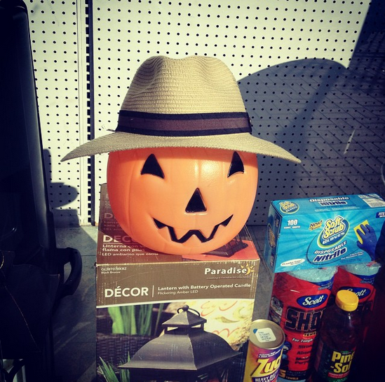 A Pumpkin And His Hat