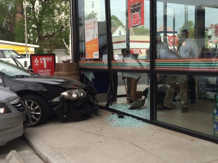 Man Injured After Driving Into 7-Eleven This Morning