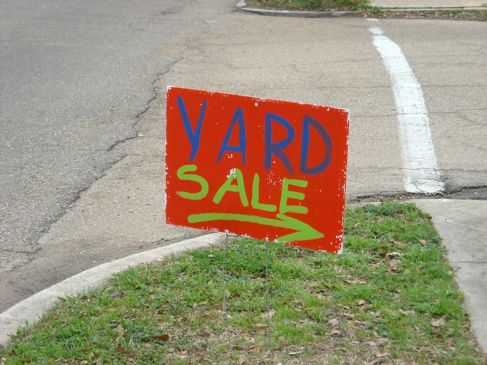 Multi-Family Yard Sale On McDonald Avenue This Sunday, October 19