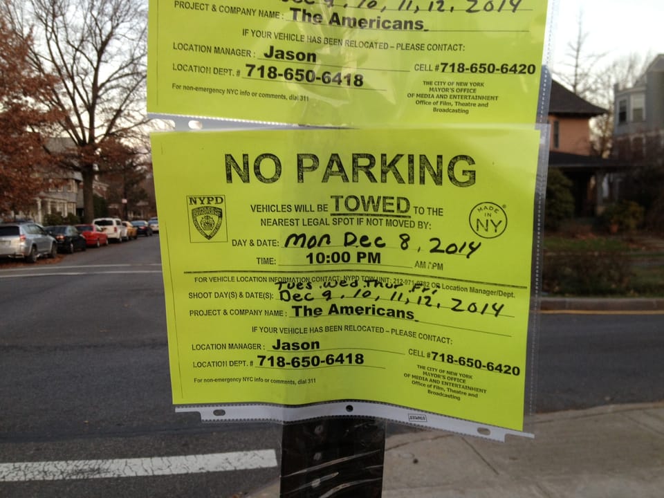 Fx Drama ‘The Americans’ To Film In Our Neighborhood Tuesday Through Friday – Move Your Cars By 10 Tonight