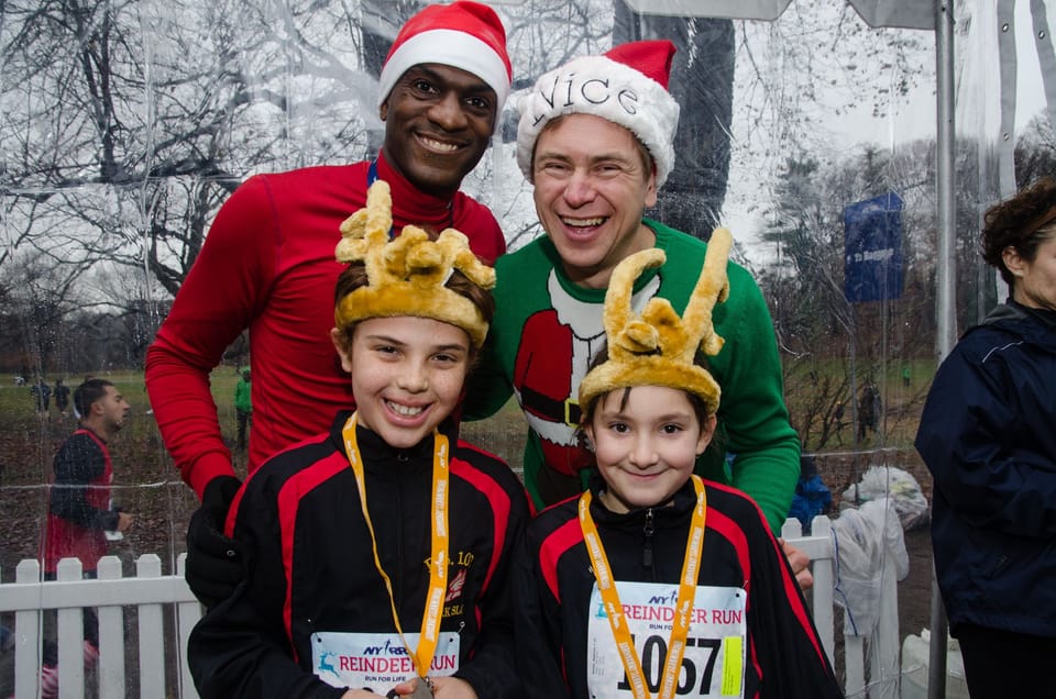 Two PS 107 Student Runners Honored At The Reindeer Run