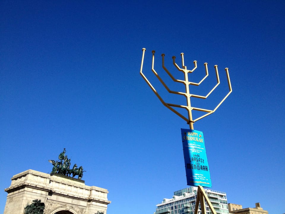 Celebrate Chanukah At The Lighting Of The World’s Largest Menorah At Grand Army Plaza