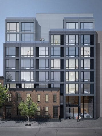 Renderings Surface For Apartment Project At 100 Steuben Street