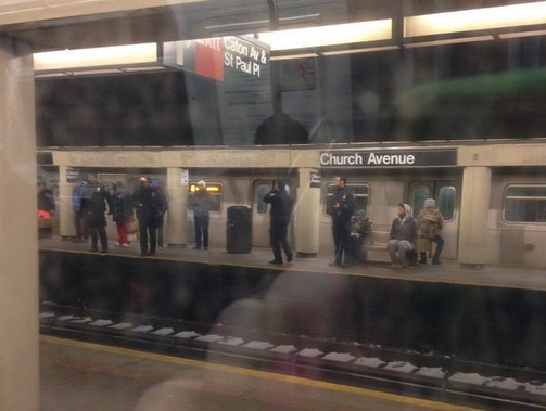 Wondering Why Your B/Q Train Was Delayed Last Night? A Man Was Hitting Subway Car Windows At The Church Avenue Station