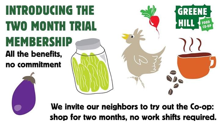 Give The Greene Hill Food Co-Op A Test-Run For Two Months