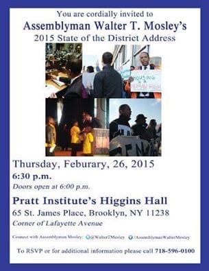 RSVP To Thursday’s State Of The District Address By Assemblymember Mosley