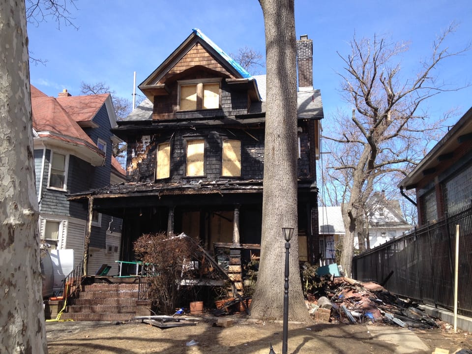 Thursday Morning Fire Destroys Vacant Home On Avenue H, Near E. 15th Street