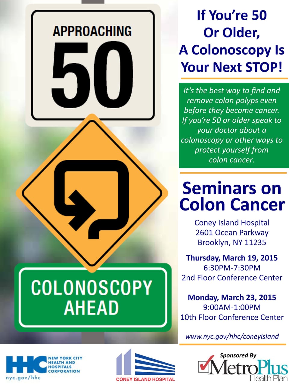 Free Seminars On Colon Cancer At Coney Island Hospital (Sponsored)