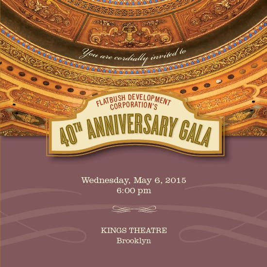 Celebrate The Flatbush Development Corporation’s 40th Anniversary At The Kings Theatre Wednesday, May 6