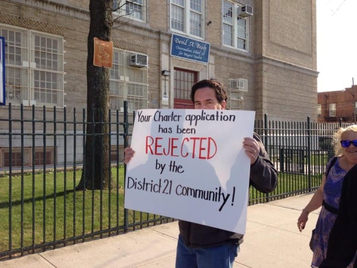 District 21 Rallies Against Proposed Charter Schools In Gravesend