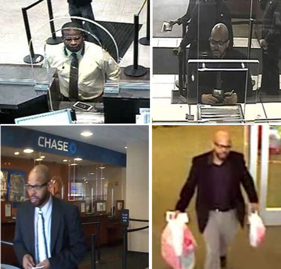 Wanted: Two Men Who Withdrew $11,700+ From Victim’s Chase Bank Account