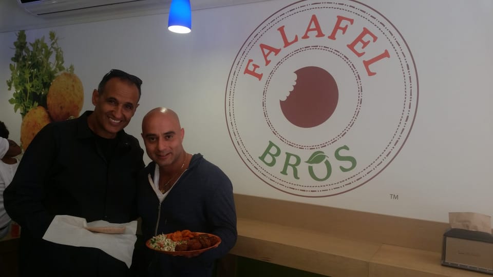 First Taste At Falafel Brothers At 711 Fulton Street