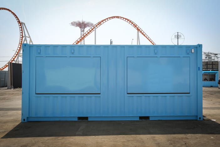 Shipping Container Booths And Street Art At Smorgasburg Coney Island [Photos]