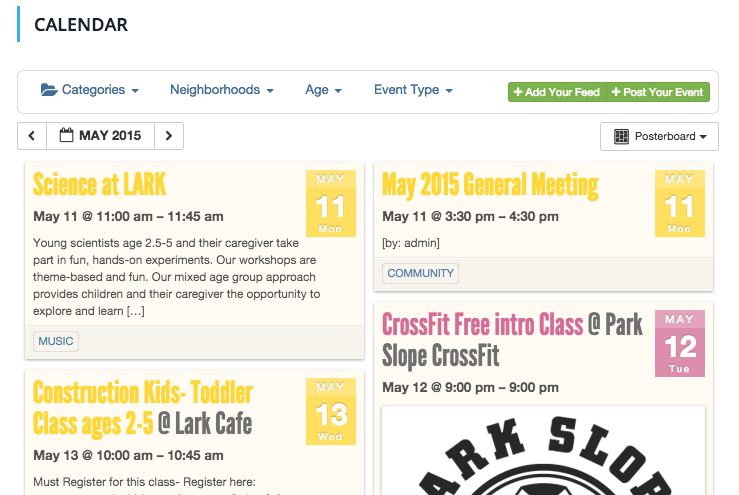 Got An Event Coming Up? Share It On Our New Calendar!