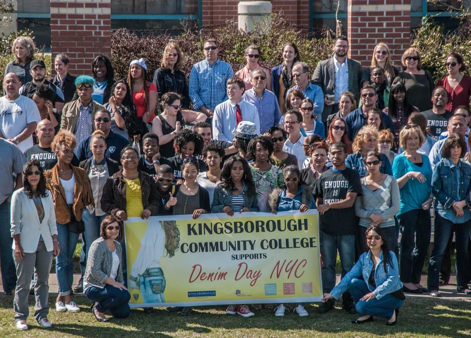 Kingsborough’s “Denim Day” Supports Battered Women And Other Victims Of Sexual Violence