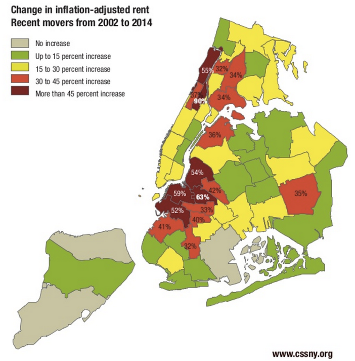 Rents Up More Than 59 Percent In Fort Greene And Clinton Hill Since 2002