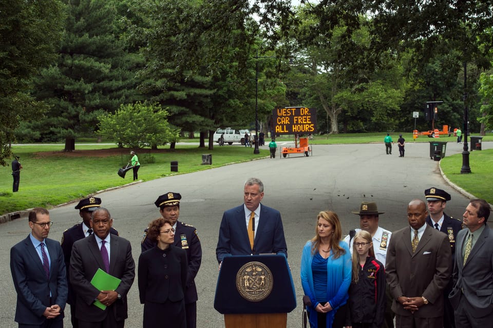 Mayor Announces Major Cutback Of Car Traffic In Prospect Park