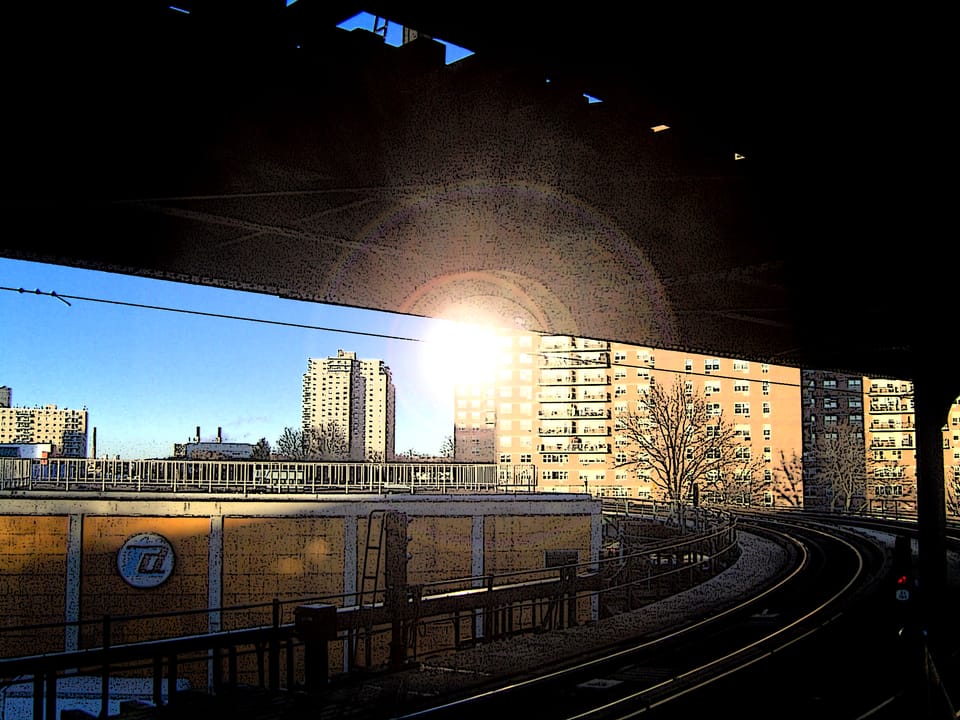 Puzzle: Sunset On West 8th Street