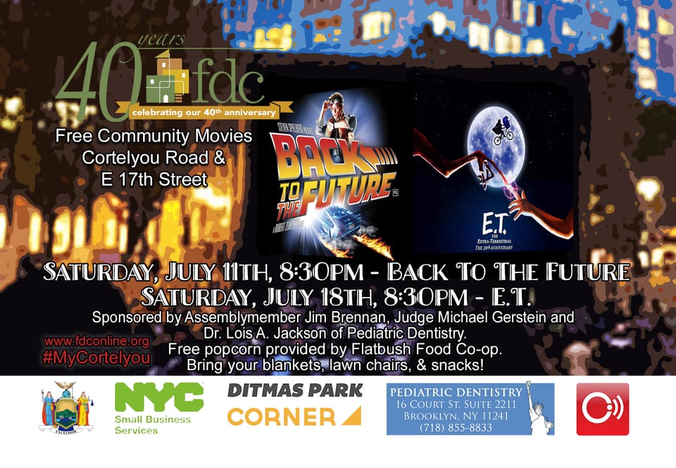 Watch A Free Outdoor Showing Of ‘Back To The Future’ On Cortelyou Road This Saturday, July 11