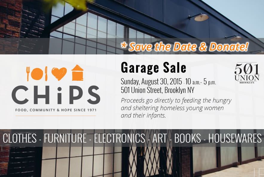 CHiPS Accepting Donations For Garage Sale Fundraiser