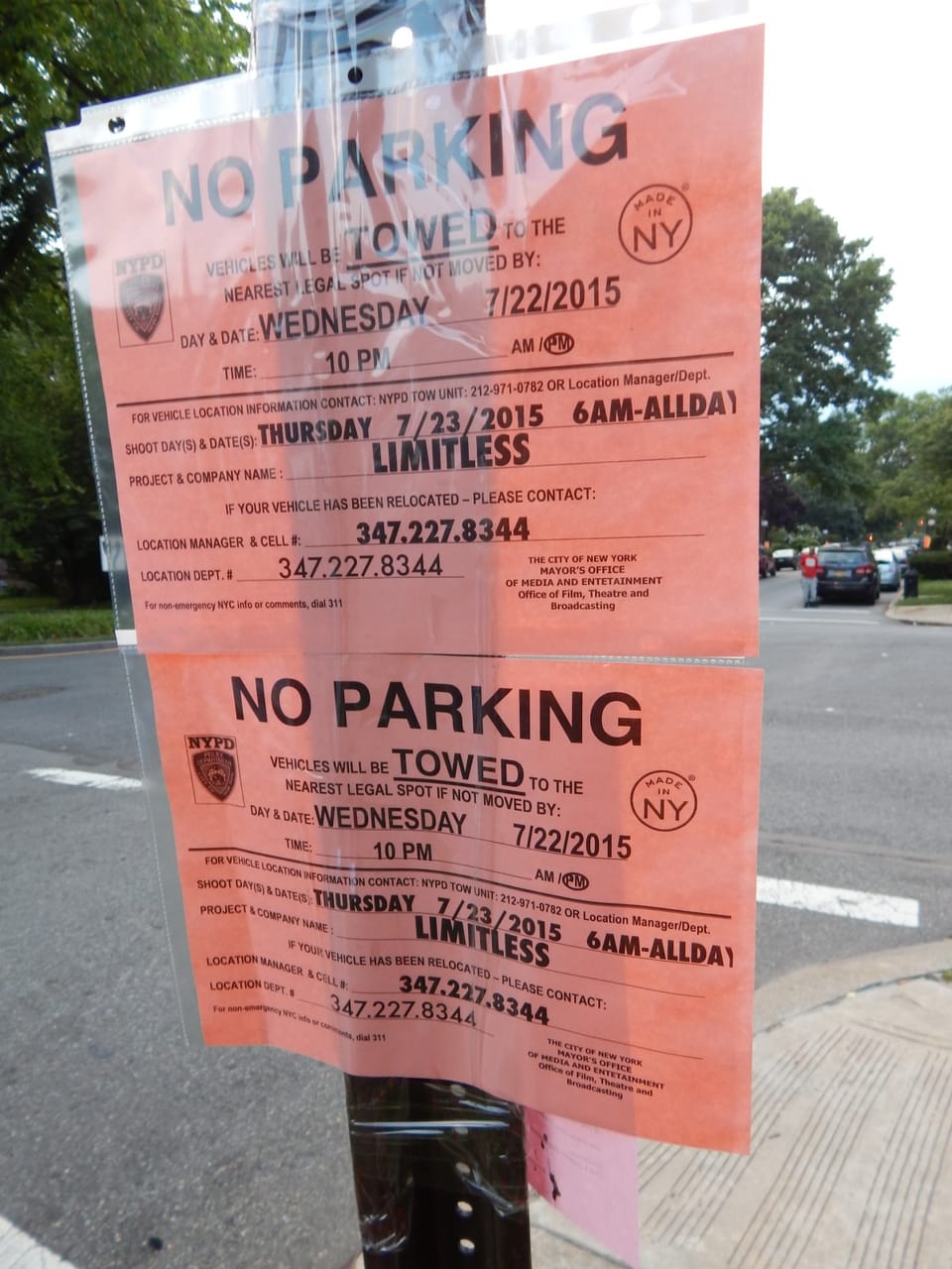 CBS Drama ‘Limitless’ Will Film In Our Neighborhood Tomorrow, July 23 — Move Your Cars By Tonight