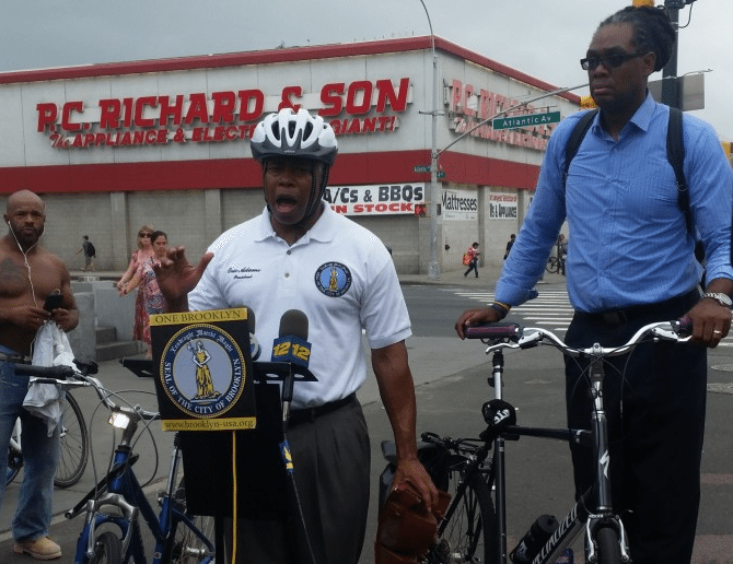 BP Adams And CM Cornegy Call For Safe Streets For All Following Death Of Bicyclist Near Atlantic Terminal